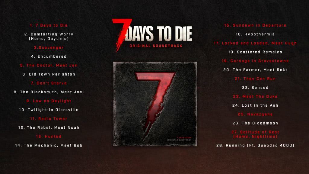 《7 Days to Die》原声带现已推出！-七日杀更新记录论坛-七日杀-七日杀中文站