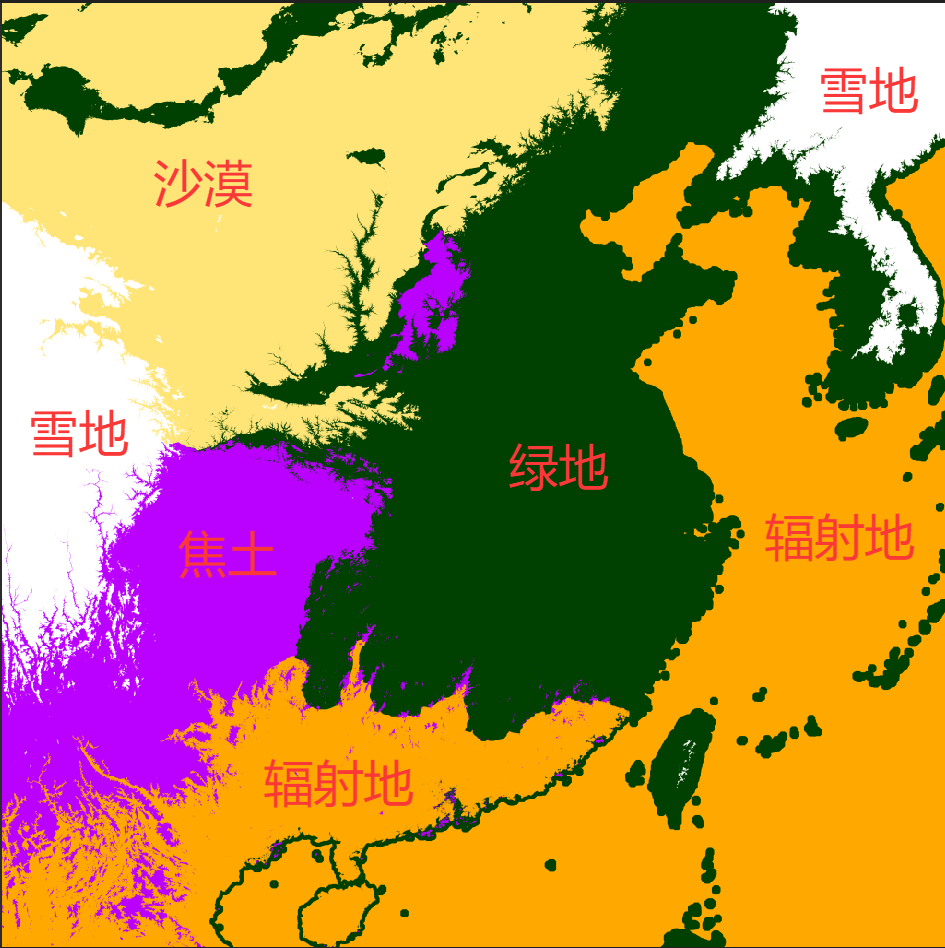 【原创16K地图】宇宙洪荒 · 16K超大比例真实中国地图